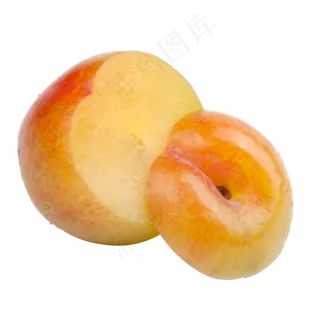 黄色油桃食物水果元素