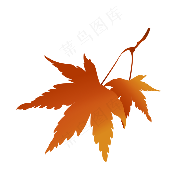 秋景秋色枫叶开通图