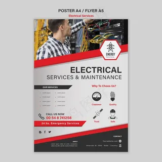 电气服务海报设计