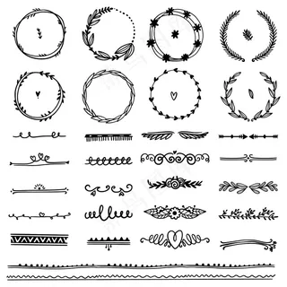 手绘装饰元素集