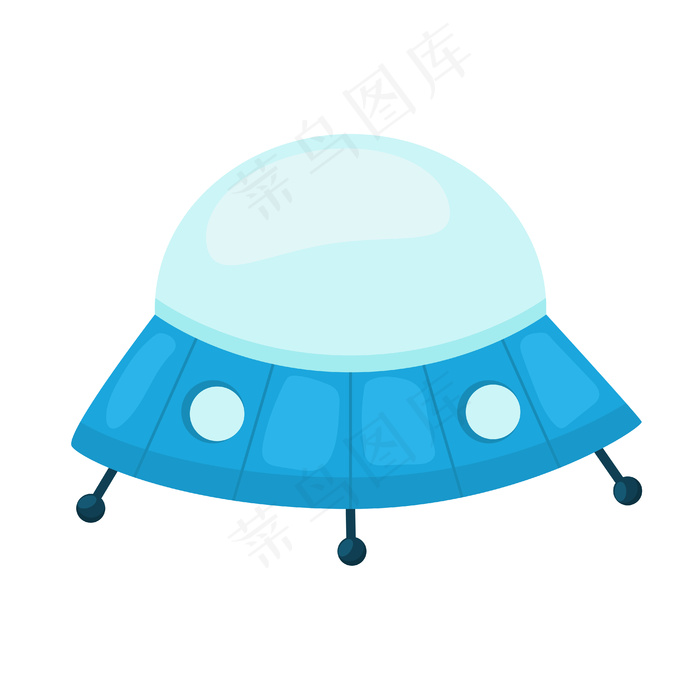 飞碟 ufo 儿童玩具图标隔离在白色背景为您的设计eps,ai矢量模版下载