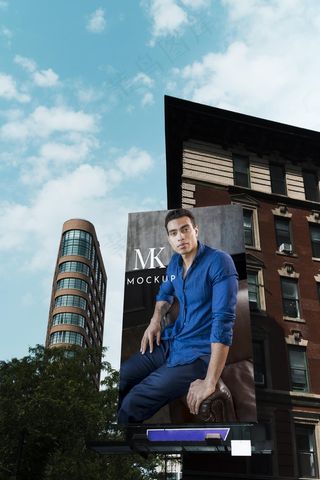 城市广告牌概念模型样机