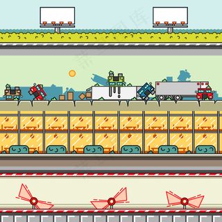 视频游戏的视差背景