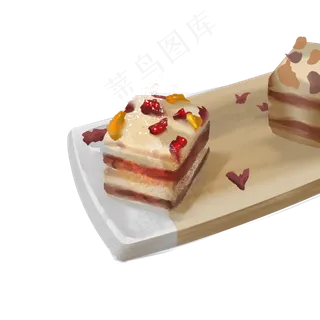 重阳糕手绘食物中秋