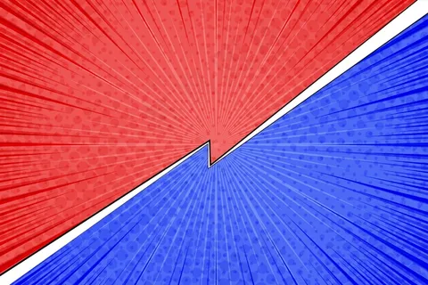 平面漫画风格背景