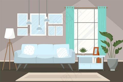 家庭内部背景视频通话