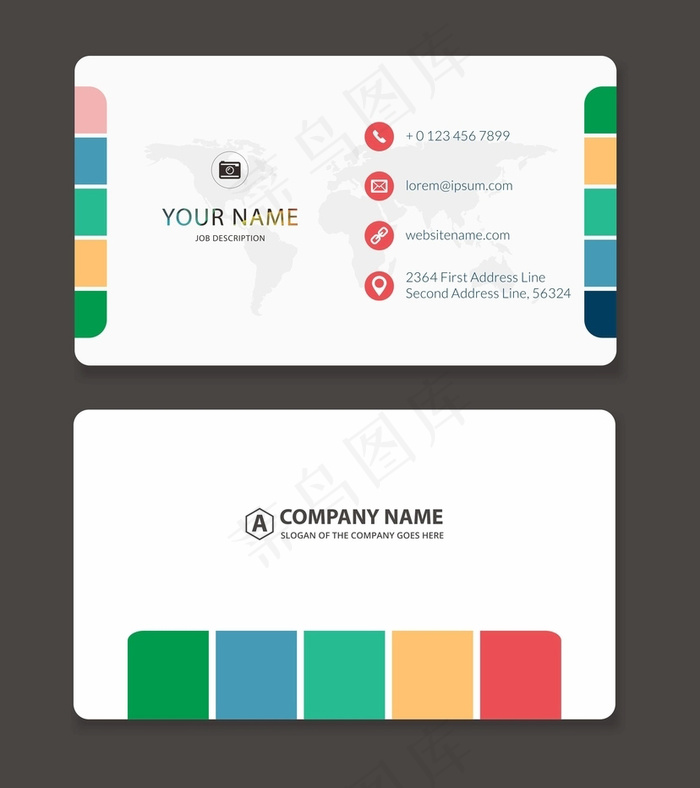 时尚大气创意名片设计