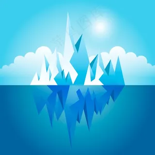 海洋中的冰山