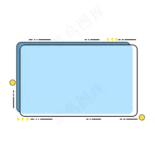 孟菲斯风格边框