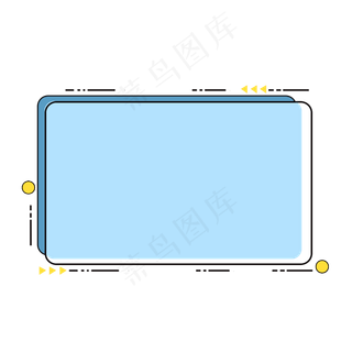 孟菲斯风格边框