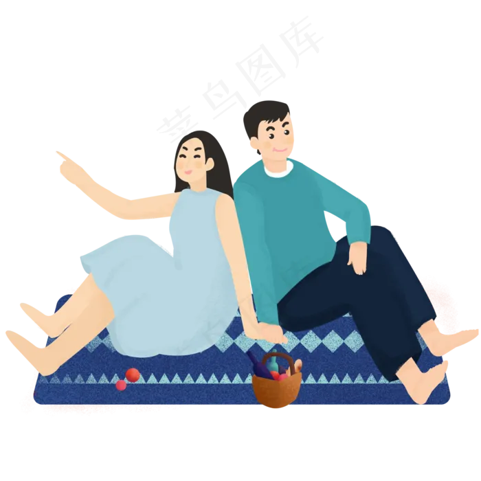 七夕情人节装饰(2000X2000(DPI:300))psd模版下载