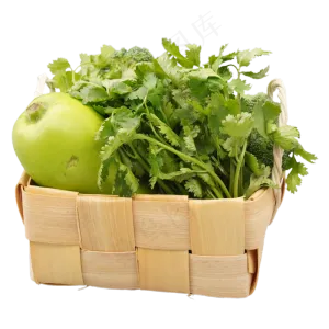 编织筐蔬菜食材