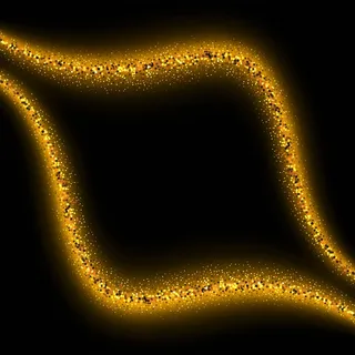 奢华背景，金色颗粒波浪背景