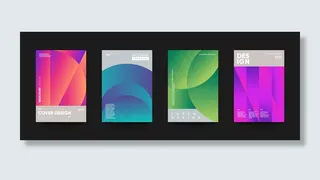 最小覆盖率。现代梯度形状的组成。