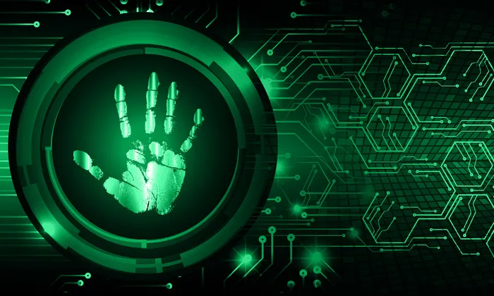 手印网络安全背景