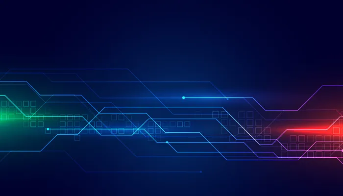 数字电路图技术背景eps,ai矢量模版下载