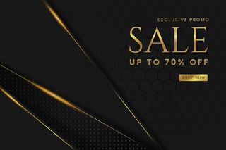 豪华黄金大卖场背景