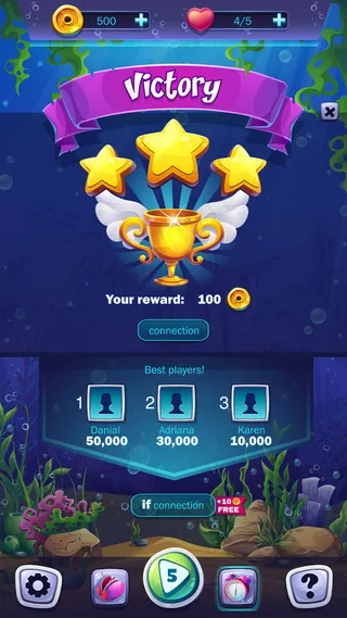 麻将鱼世界插画移动格式胜利场电脑游戏