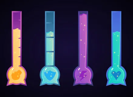 一套游戏健康进度条