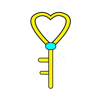 七夕情人节卡通装饰素材