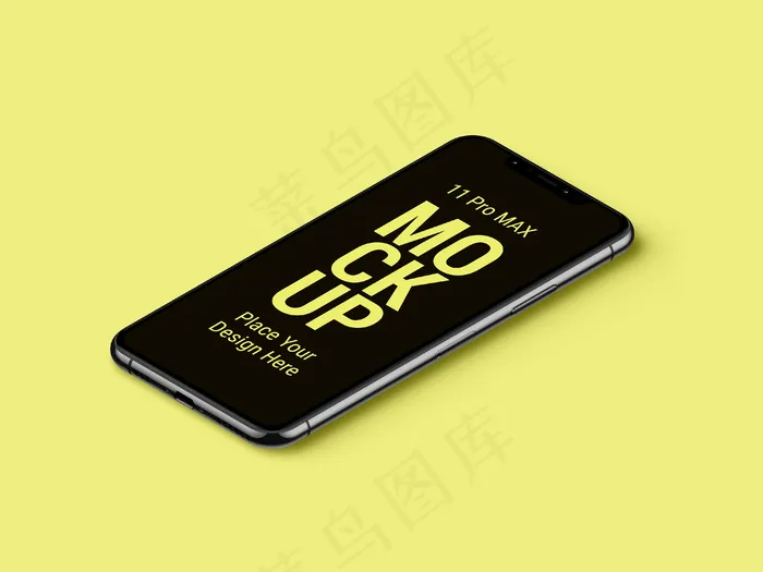 最新的智能手机pro max模型样机psd模版下载