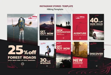 徒步旅行模板故事模板