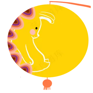 中秋灯笼边框