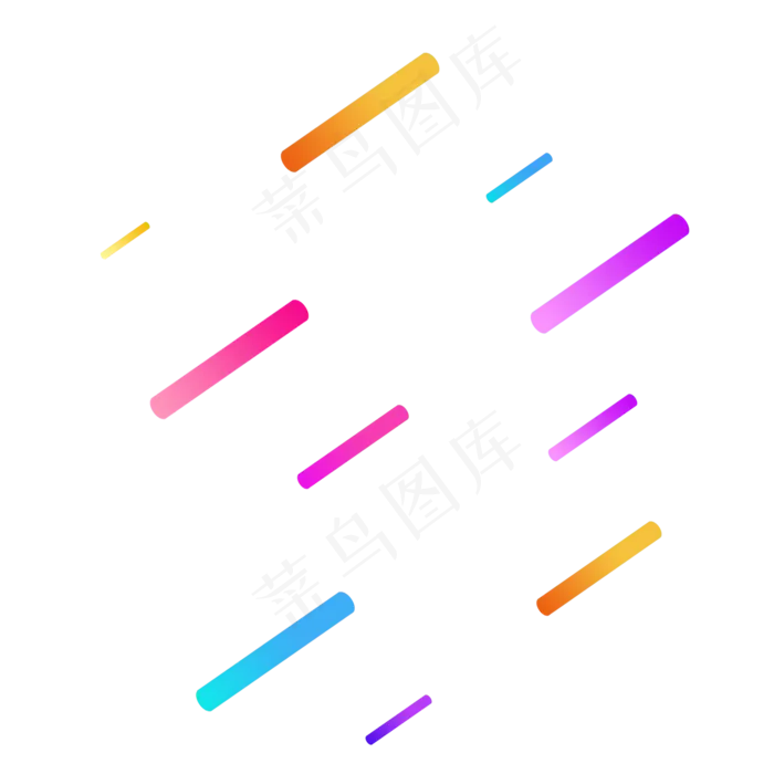 彩色线条漂浮物(2000X2000(DPI:300))psd模版下载
