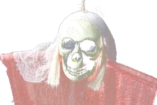 邪恶凶神恶煞魔鬼骷髅头