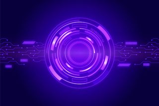 技术背景几何风格