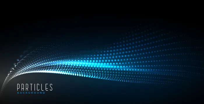 数字技术粒子波背景eps,ai矢量模版下载