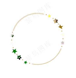 迷彩边框设计免抠