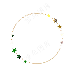 迷彩边框设计免抠