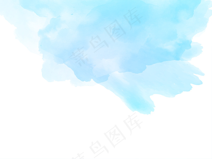 美丽优雅的蓝色水彩纹理背景eps,ai矢量模版下载