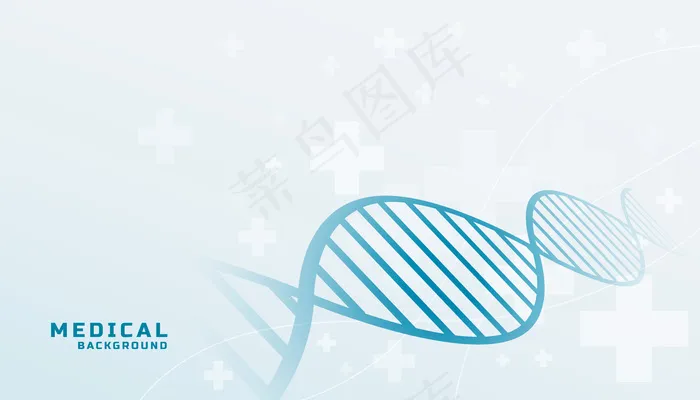 医学背景与dna形态eps,ai矢量模版下载