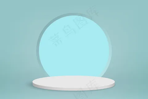 带讲台、化妆品展示背景的最小场景 带讲台、化妆品展示背景的最小场景