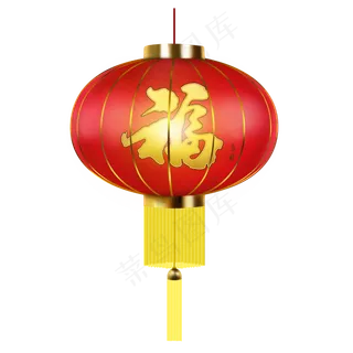 喜庆写实灯笼装饰