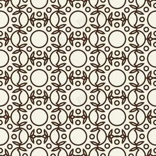 时尚抽象无缝黑白图案