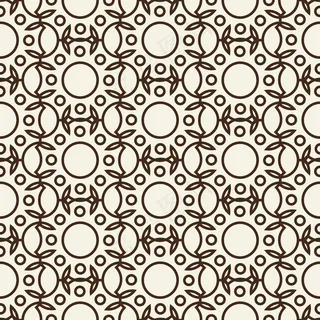 时尚抽象无缝黑白图案