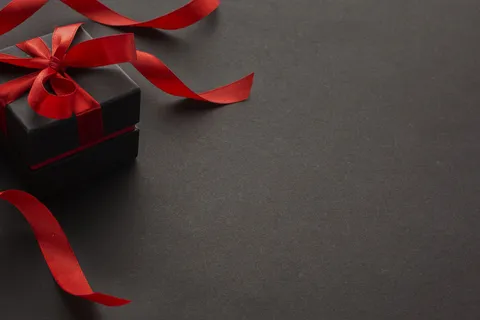 高角度优雅礼品，复制空间