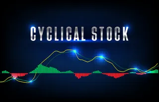 周期性股票和macd振荡器市场图形成交量指标的未来技术背景