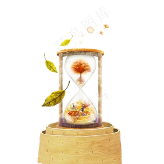 立秋叶片饰品元素设计