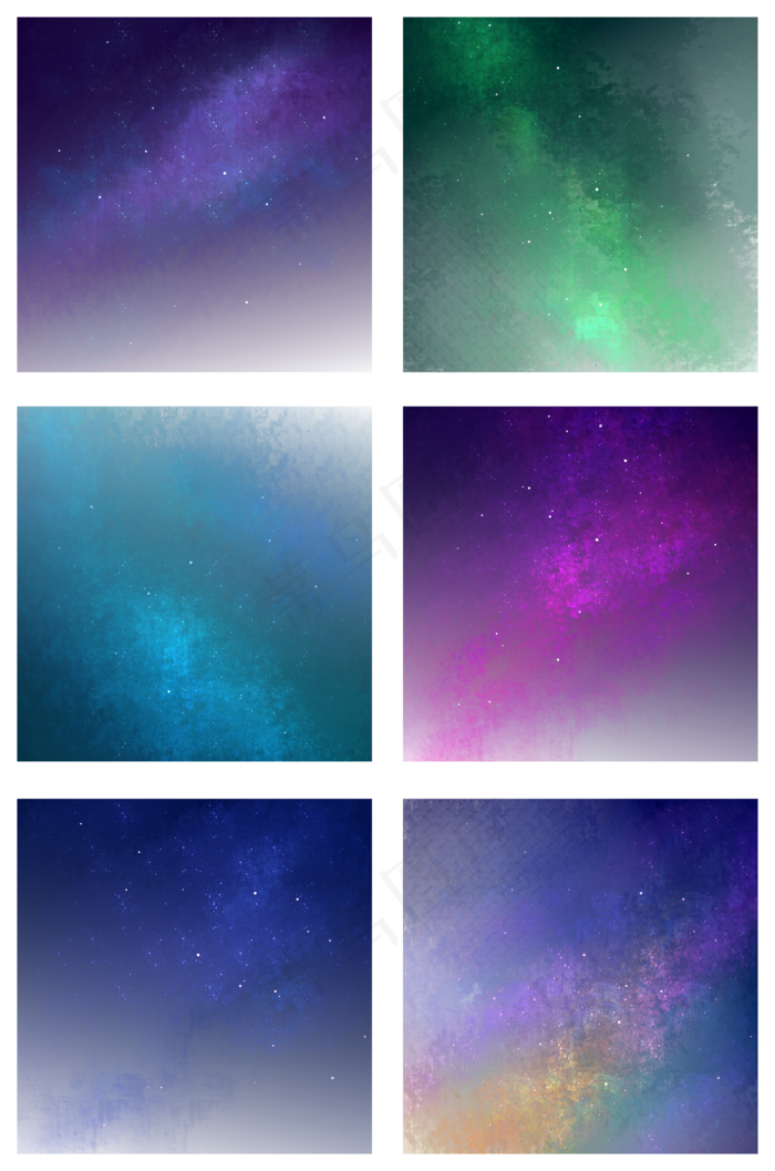 银河星空七夕浪漫夜景合集