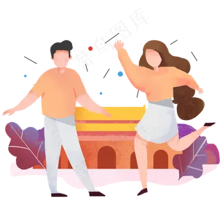 国庆节开心情侣