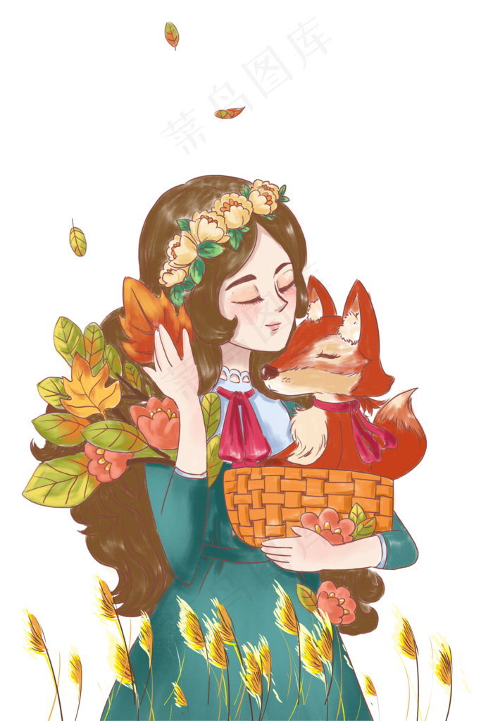 童话女孩和狐狸
