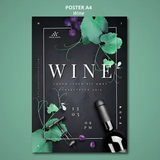 葡萄酒公司海报设计