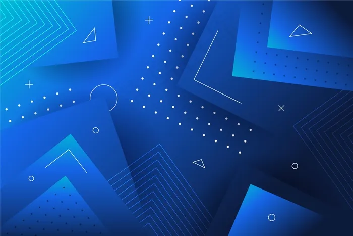 抽象蓝色几何背景eps,ai矢量模版下载