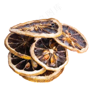 晒干柠檬片水果