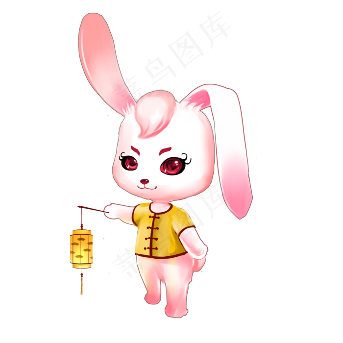 提灯笼的兔子
