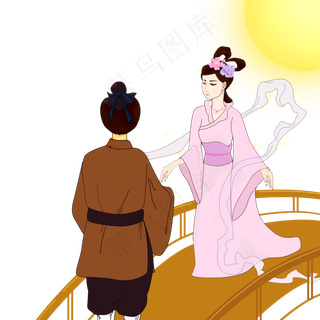 七夕鹊桥相会牛郎织女 七夕鹊桥相会牛郎织女
